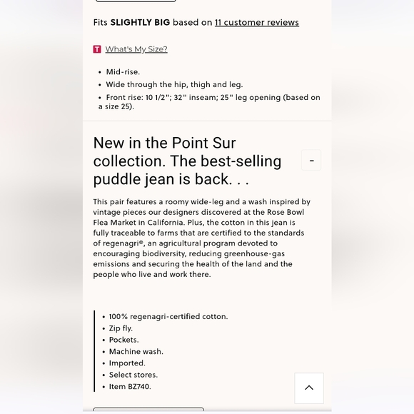 J. Crew Point Sur Puddle Jeans 29 - Picture 4 of 7